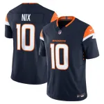 Bo Nix Denver Broncos Nike Mile High Collection Vapor F.U.S.E. Limited-Trikot – Marineblau