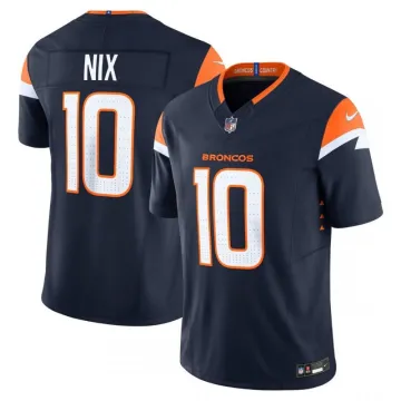 Bo Nix Denver Broncos Nike Mile High Collection Vapor F.U.S.E. Limited Jersey - Navy