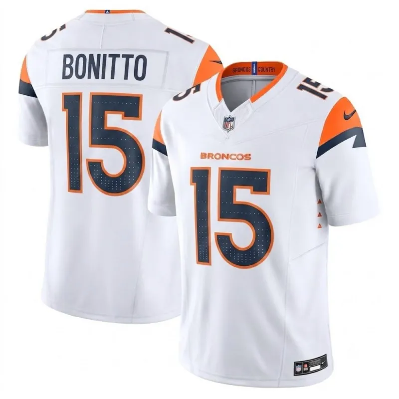 Nik Bonitto Denver Broncos Nike Mile High Collection Vapor F.U.S.E. Limited Jersey – White
