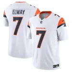 Maillot John Elway des Denver Broncos, collection Nike Mile High, modèle Vapor F.U.S.E. en édition limitée - Blanc