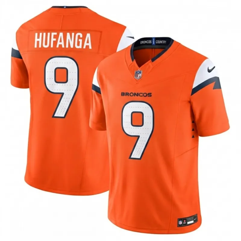 Talanoa Hufanga Denver Broncos Nike Vapor F.U.S.E. Limited Jersey – Orange