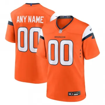 Camisa de jogo personalizada Nike Denver Broncos - Laranja