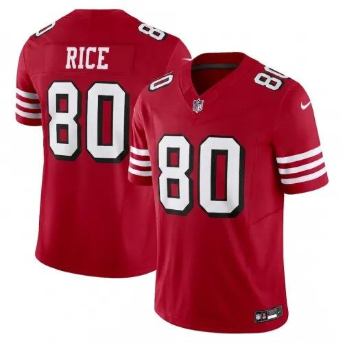 Maglia Nike Vapor F.U.S.E. in edizione limitata di Jerry Rice dei San Francisco 49ers - Scarlatto