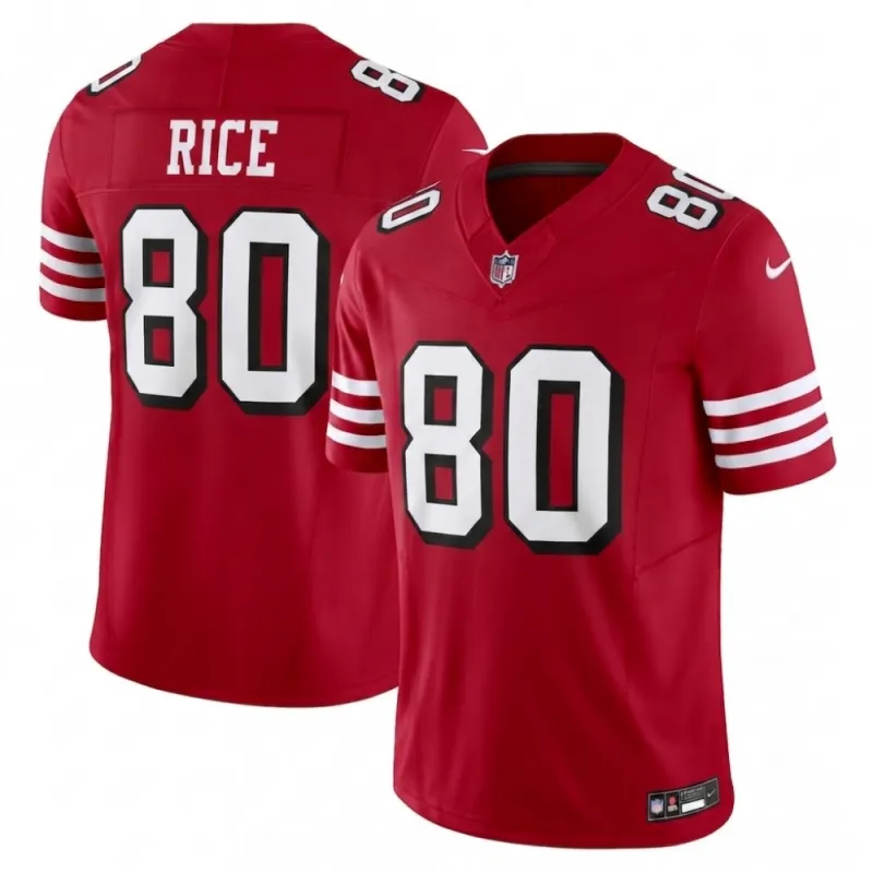 Jerry Rice San Francisco 49ers Nike Vapor F.U.S.E. Limited Jersey – Scarlet