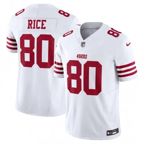 Maglia Nike Vapor F.U.S.E. in edizione limitata di Jerry Rice dei San Francisco 49ers - Bianca