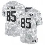 Maglia Nike 2024 "Salute to Service" in edizione limitata di George Kittle dei San Francisco 49ers - Arctic Camo