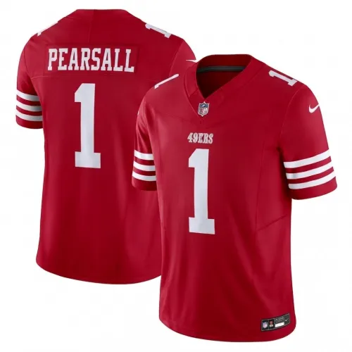 Maglia Nike Team Vapor F.U.S.E. in edizione limitata di Ricky Pearsall dei San Francisco 49ers - Scarlet