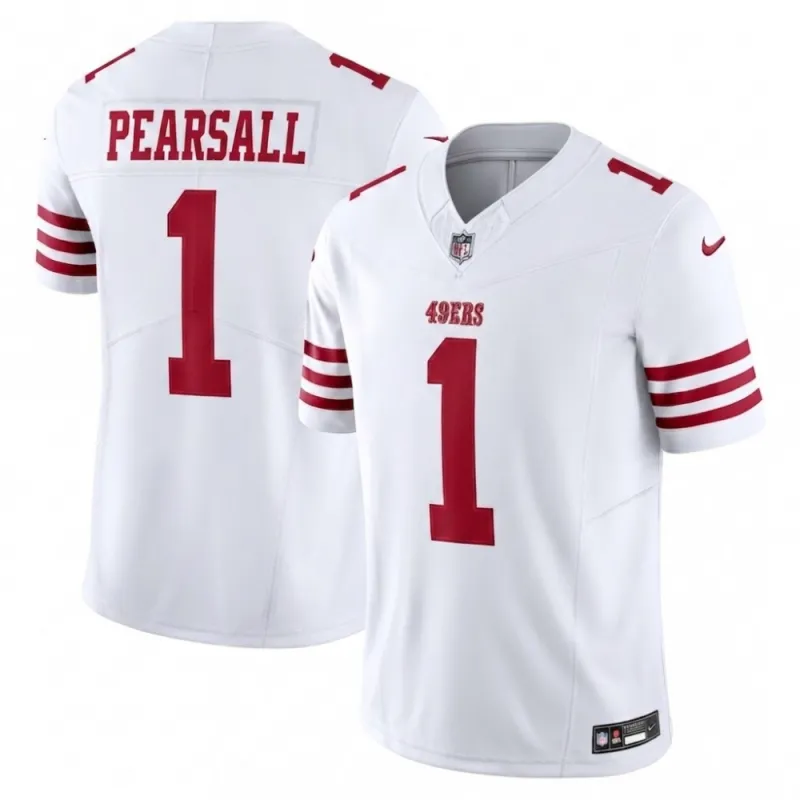 Ricky Pearsall San Francisco 49ers Nike Vapor F.U.S.E. Stitched Limited Jersey – White