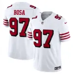 Maglia Nike Alternate Vapor F.U.S.E. Stitched Limited di Nick Bosa dei San Francisco 49ers - Bianca