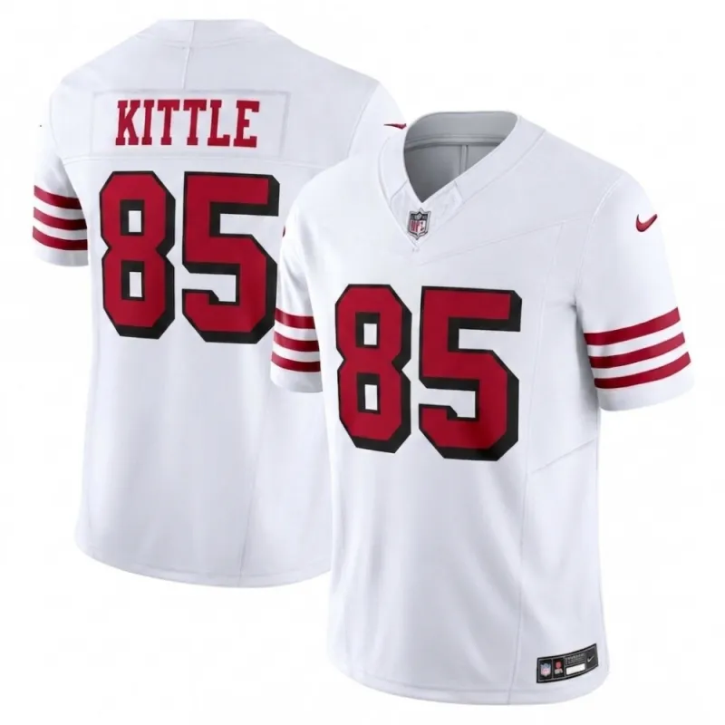 George Kittle San Francisco 49ers Nike Alternate Vapor F.U.S.E. Stitched Limited Jersey – White