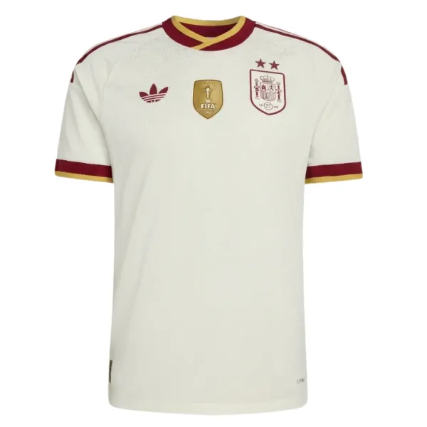 Camisola da seleção espanhola para os jogos fora de casa no Mundial de 2026 «Two Stars» — Versão para jogador — Qualidade de grau A — Vista detalhada
