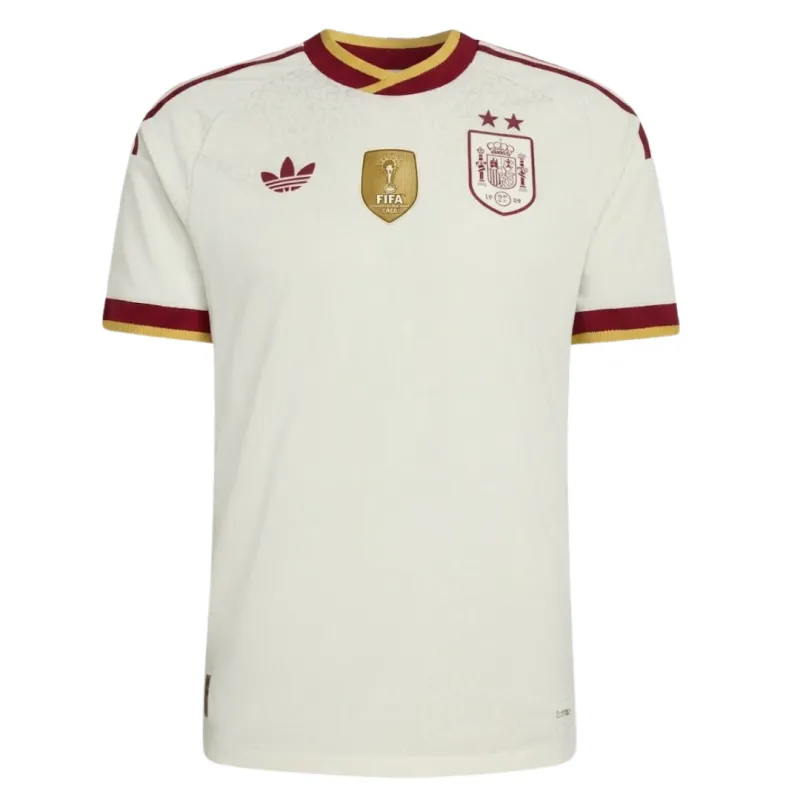 Camisola da Espanha para o Mundial de 2026 «Two Stars» – Versão de jogador para jogos fora de casa
