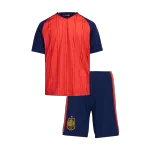World Cup 2026 Two Stars Spain Champion Home Kids Kit