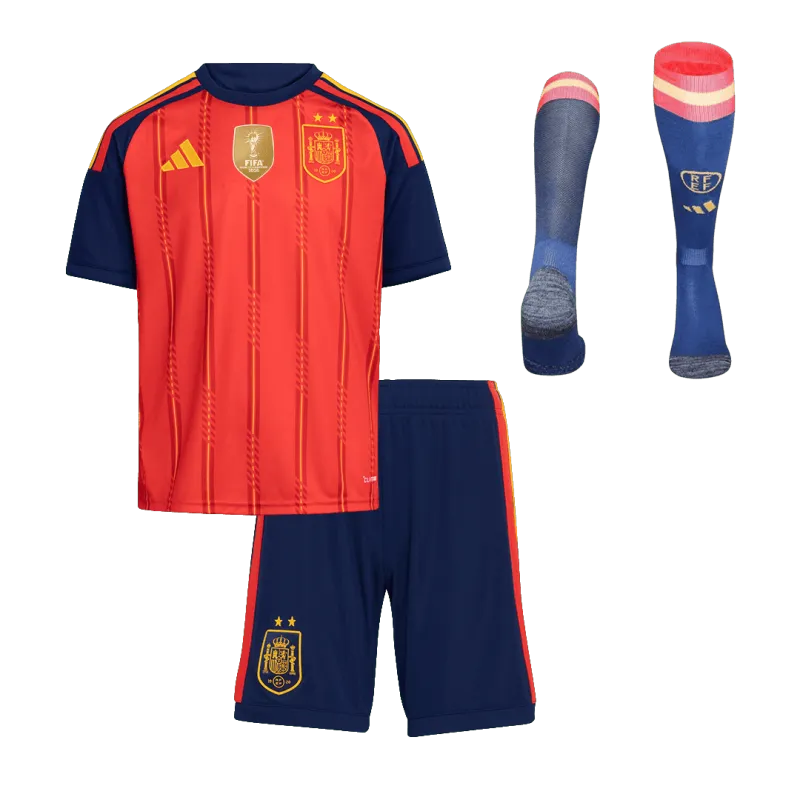 World Cup 2026 Two Stars Spain Home Champion Jersey Uniform kit