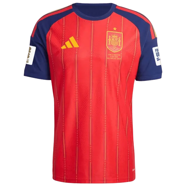 2026 Spain Home Player Version Jersey - A-Grade Quality Detail View