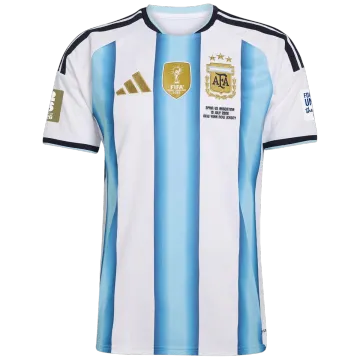 World Cup 2026 Argentina Final Match With Patches Home Jersey