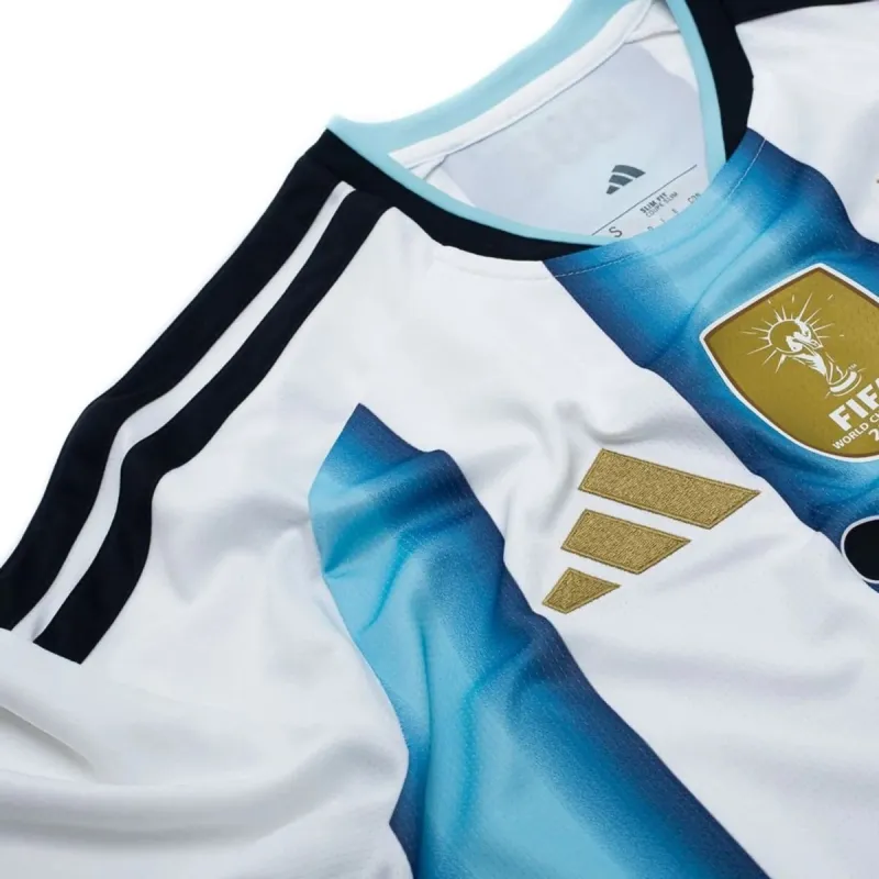 World Cup 2026 Argentina Final Match With Patches Home Jersey