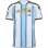 World Cup 2026 Argentina Home Final Match With Patches Player Version Jersey