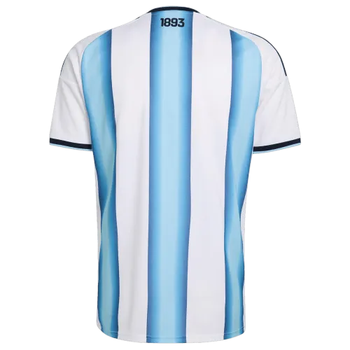 Maglia da casa dell'Argentina per la finale dei Mondiali 2026 con toppe, versione da giocatore