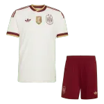 Wereldkampioenschap 2026 – Spaanse kampioensuitrusting voor kinderen met twee sterren (uitwedstrijd) World Cup 2026 Two Stars Spain Champion Away Kids Kit
