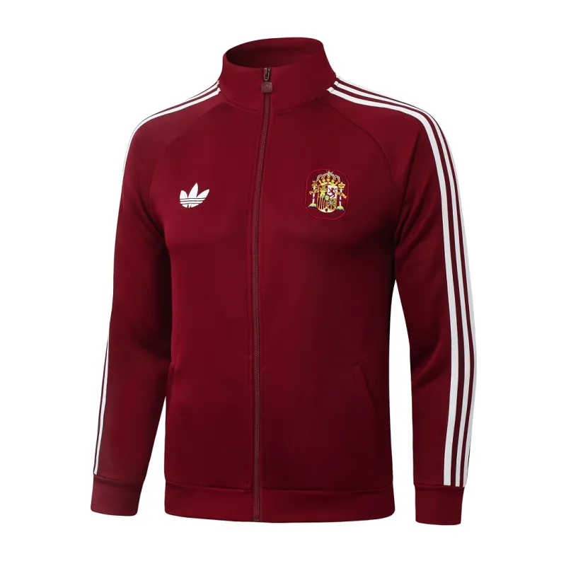 2026 Spain Jacket Tracksuit Full Zip Red