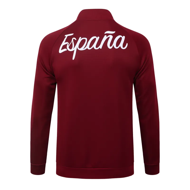 2026 Spain Jacket Tracksuit Full Zip Red