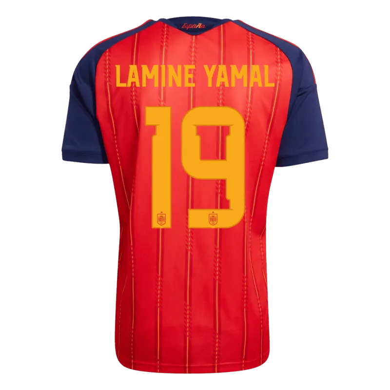 2026 Spain Lamine Yamal #19 Champion Edition Home Jersey