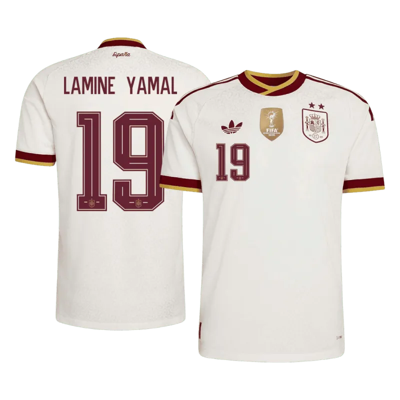 2026 Spain Lamine Yamal #19 Champion Edition Away Jersey