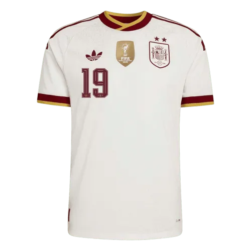 2026 Spain Lamine Yamal #19 Champion Edition Away Jersey
