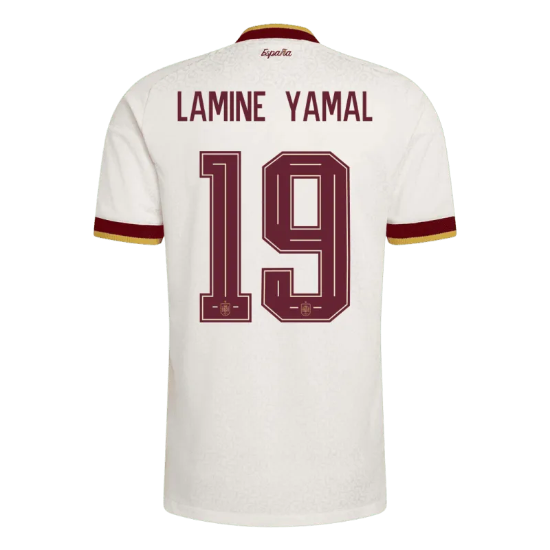 2026 Spain Lamine Yamal #19 Champion Edition Away Jersey