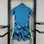 2026 Spain World Cup Blue Goalkeeper Kids Kit