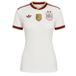 World Cup 2026 Champion Spain Two Stars Away Women Jersey - product photo US15.99 - World Cup 2026 Champion Spain Two Stars Away Women Jersey