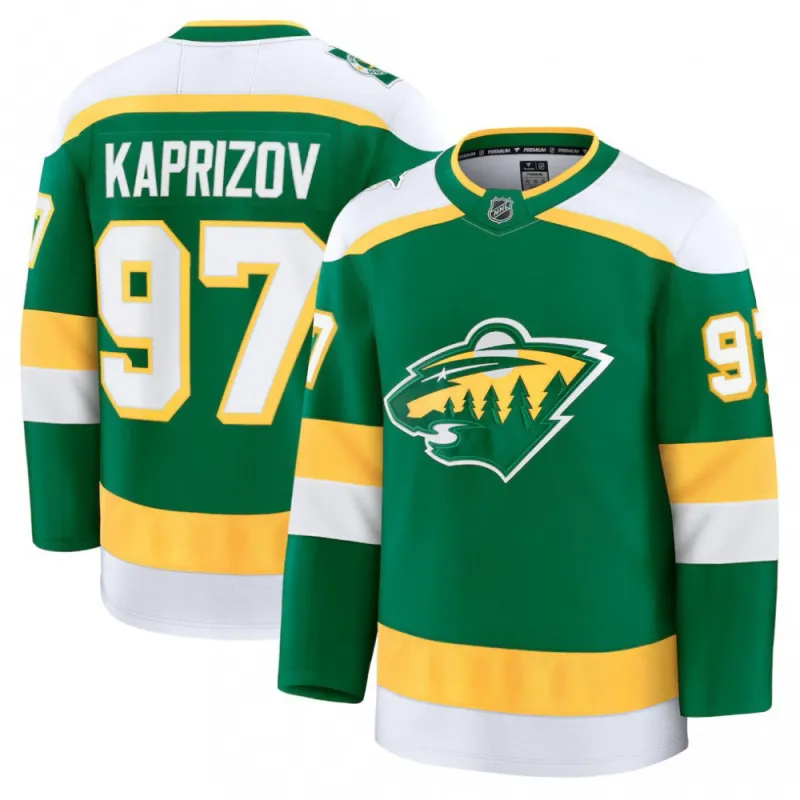 Kirill Kaprizov Minnesota Wild Alternate Premium Jersey - Green