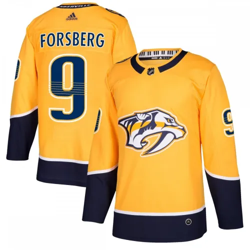 Filip Forsberg Nashville Predators - Maglia adidas Authentic Player - Oro