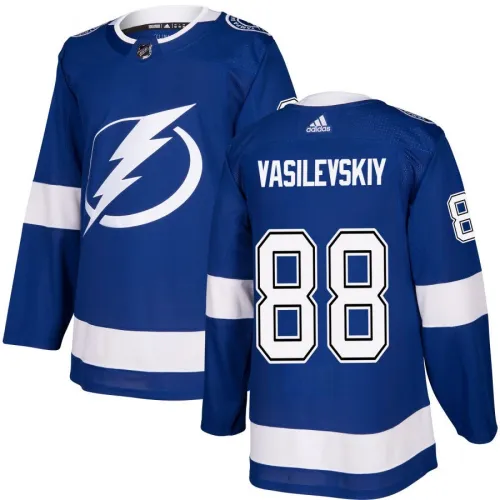 Uomo Tampa Bay Lightning Andrei Vasilevskiy #88 adidas Maglia Autentica Blu