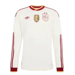 World Cup 2026 Spain Two Stars Champion Away Long Sleeve Jersey - product photo US17.98 - 2026 Spain Champion Away Long Sleeve Jersey