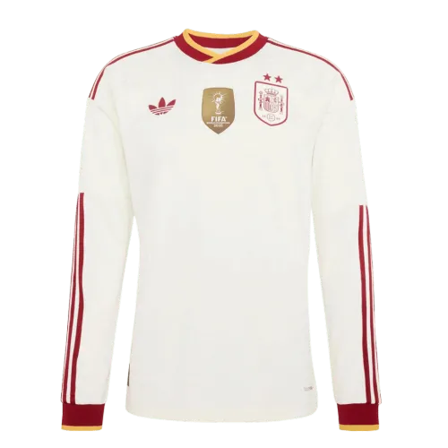 World Cup 2026 Spain Two Stars Champion Away Long Sleeve Jersey