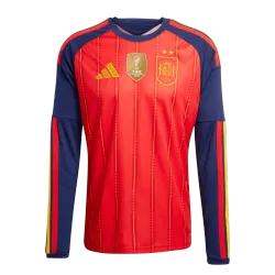 World Cup 2026 Spain Two Stars Champion Home Long Sleeve Jersey - product photo US17.98 - 2026 Spain Champion Home Long Sleeve Jersey