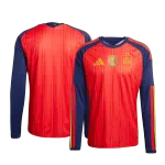 World Cup 2026 Spain Two Stars Champion Home Long Sleeve Jersey