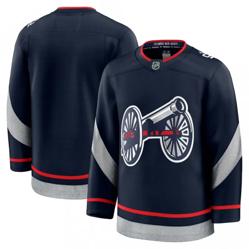Columbus Blue Jackets 2025 NHL Stadium Series Premium Jersey – Navy