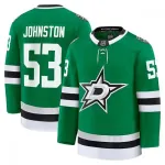 Wyatt Johnston Dallas Stars Home Premium Player Jersey - Kelly Green