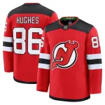 Jack Hughes New Jersey Devils Jack Hughes Red Home Premium Jersey