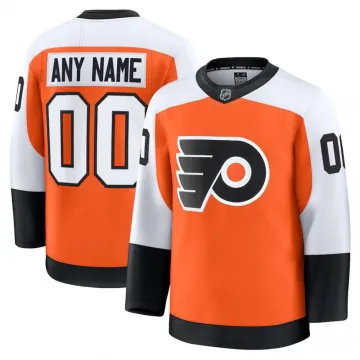 Maglia personalizzata Philadelphia Flyers Orange Home Premium da uomo