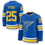 Jordan Kyrou St. Louis Blues Home Premium Player Jersey - Blue