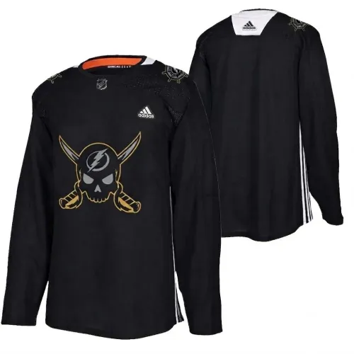 Tampa Bay Lightning 2024 Gasparilla Hockey Blank Jersey - Black