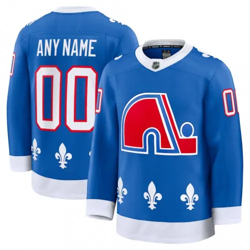 Colorado Avalanche Blue Alternate Heritage Premium Custom Jersey