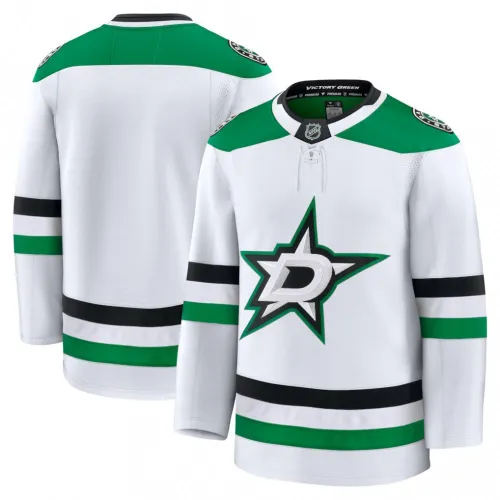 Dallas Stars Away Premium Blank Jersey - White