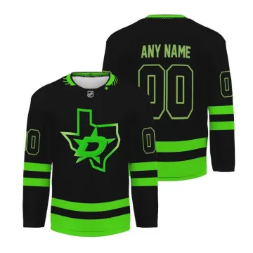 Youth Dallas Stars Black Alternate Replica Custom Jersey