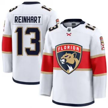 Sam Reinhart Florida Panthers Away Premium Player Jersey - White