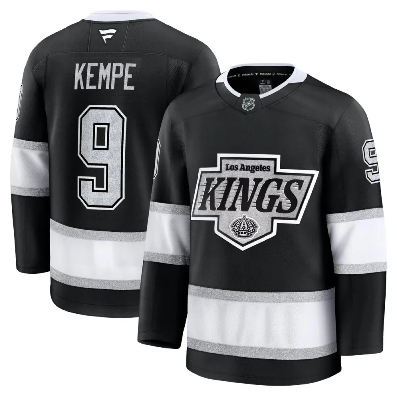Adrian Kempe Los Angeles Kings Home Premium Jersey – Black